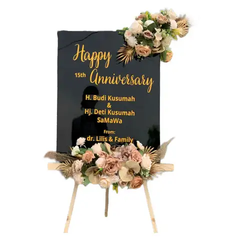 Papan Bunga Akrilik langkaplancar